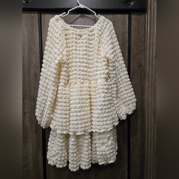 NWT- Simply Southern Cream Mini Dress - Picture 2 of 6